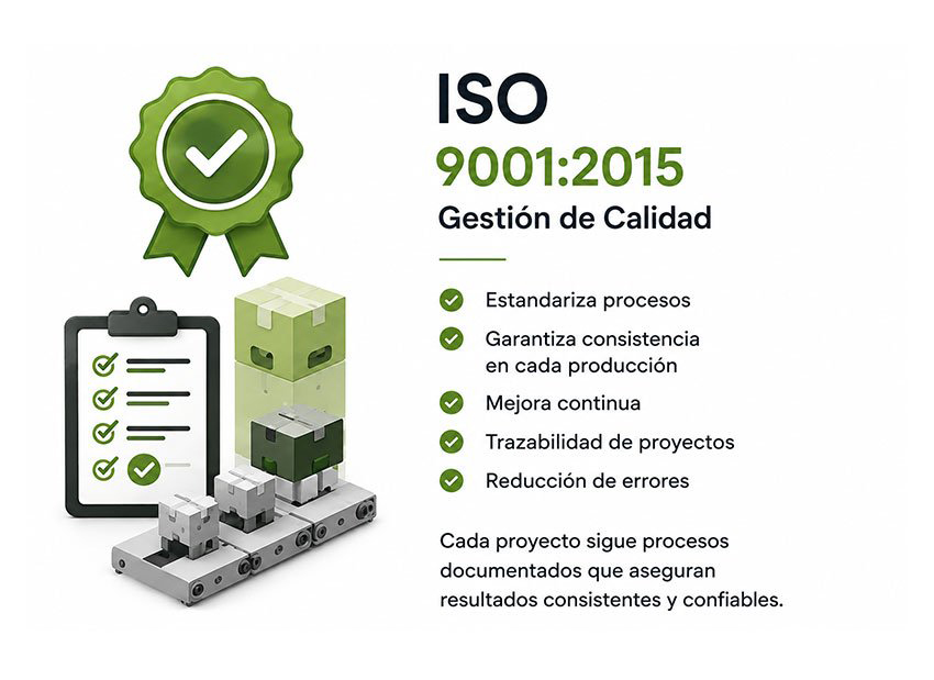 Información de la certificación ISO 9001